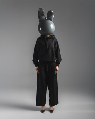 Black Oversized Hoodie - Classic